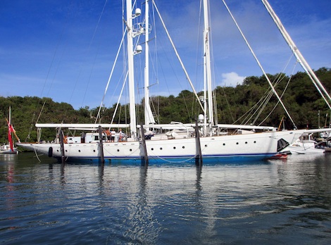 Image for article Refit on 'Gloria' completed at Pendennis